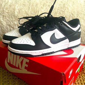 Brand New Low Top Black & White “Panda” Nike Dunks